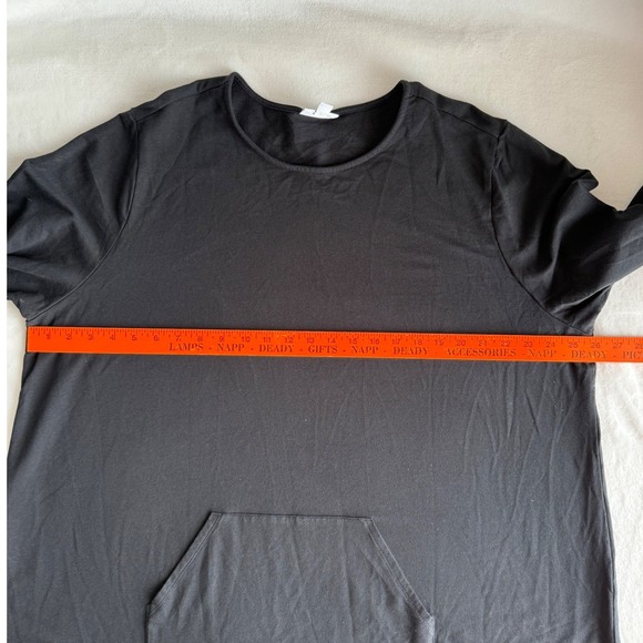 J Jill Pure Jill Women's Pima Cotton Pullover Long Sleeve Tunic Top Black 3X - Picture 7 of 11